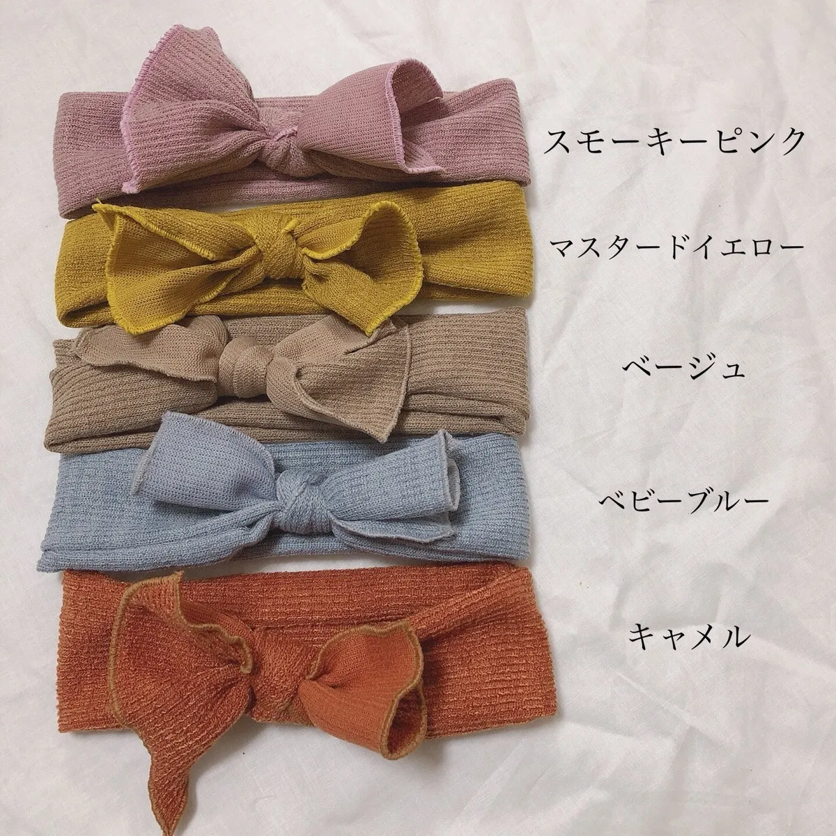 小物カジュアルストライプ柄リボンアクセサリー