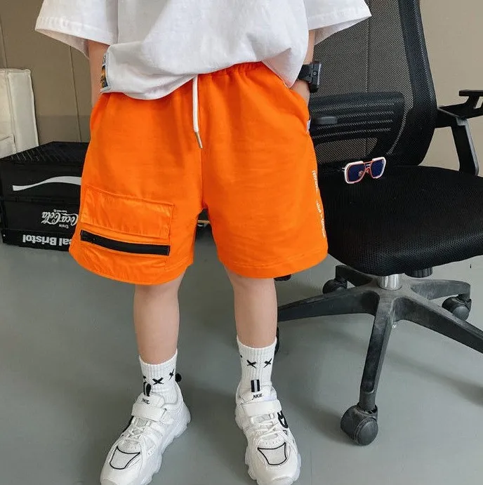 【110-160】夏 男の子 子供服 おしゃれ プリント 半袖 Tシャツ+ショートパンツ セットアップ