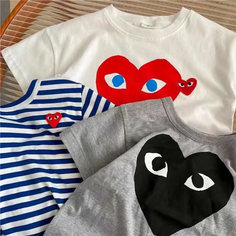 【90-150cm】今季大注目 着心地良い カートゥーン シンプル 可愛い 合わせやすい Tシャツ