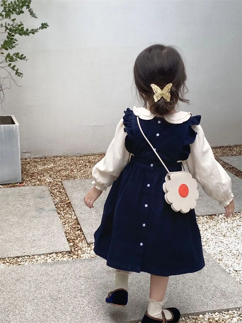 【90-150】二点セット 単品注文可 トレンド シンプル 可愛い 学院風 着心地良い シャツ スカート セット
