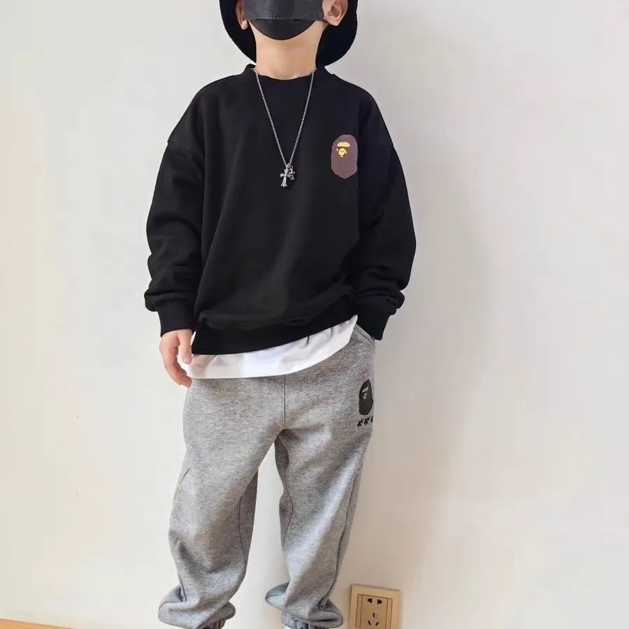 【100-160cm】大好評  合わせやすい  秋の新しい  子供服 男の子  ストリート系 売れ筋  ファッション 長袖 トレーナー