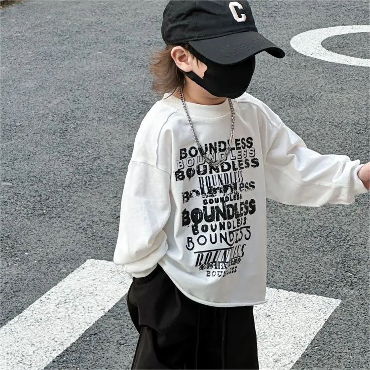【90-140】大人気  カジュアル ファッション スポーツ ストリート アルファベット  シンプル  Tシャツ
