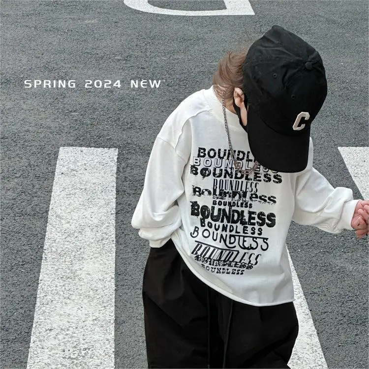 【90-140】大人気  カジュアル ファッション スポーツ ストリート アルファベット  シンプル  Tシャツ