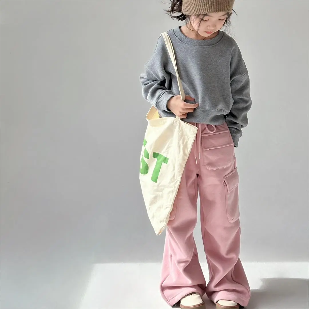 【110-160】単品注文 可愛い スタイリッシュ   気質よい あつさり 上質 合わせやすい トレーナー パンツ