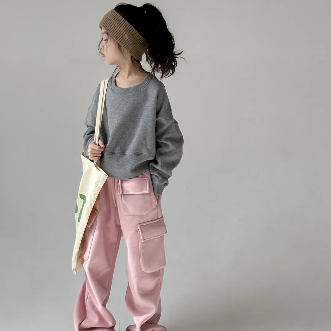 【110-160】単品注文 可愛い スタイリッシュ   気質よい あつさり 上質 合わせやすい トレーナー パンツ
