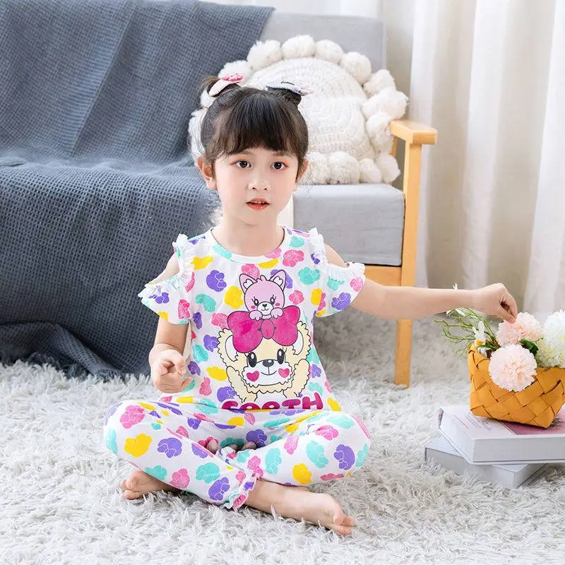 【90-140】超かわいい 定番 ラウンドネック 半袖 かわいい 心地よい セットアップ