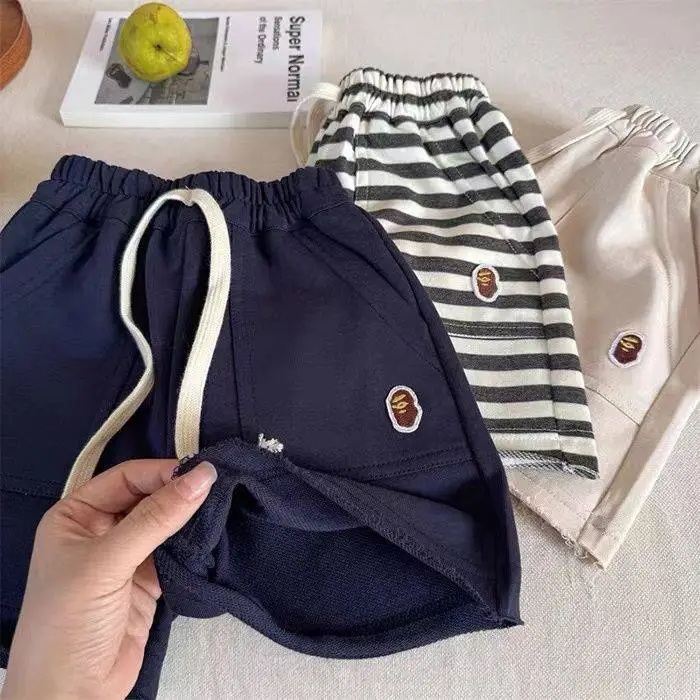 【90-140】[予約販売]シンプル カジュアル 春 秋 小学生 子供服 男の子 ショートパンツ