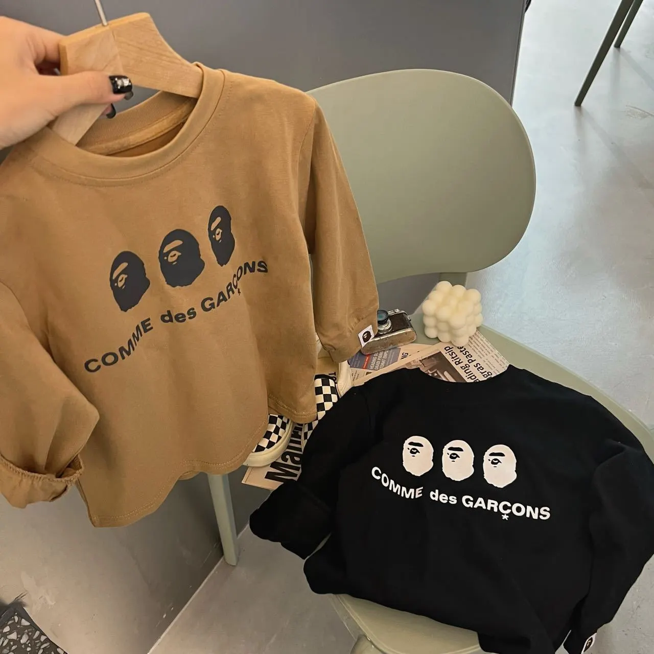 【100-150】クール 韓流 ファッション 高品質  スポーツスタイル 男の子　Ｔシャツ