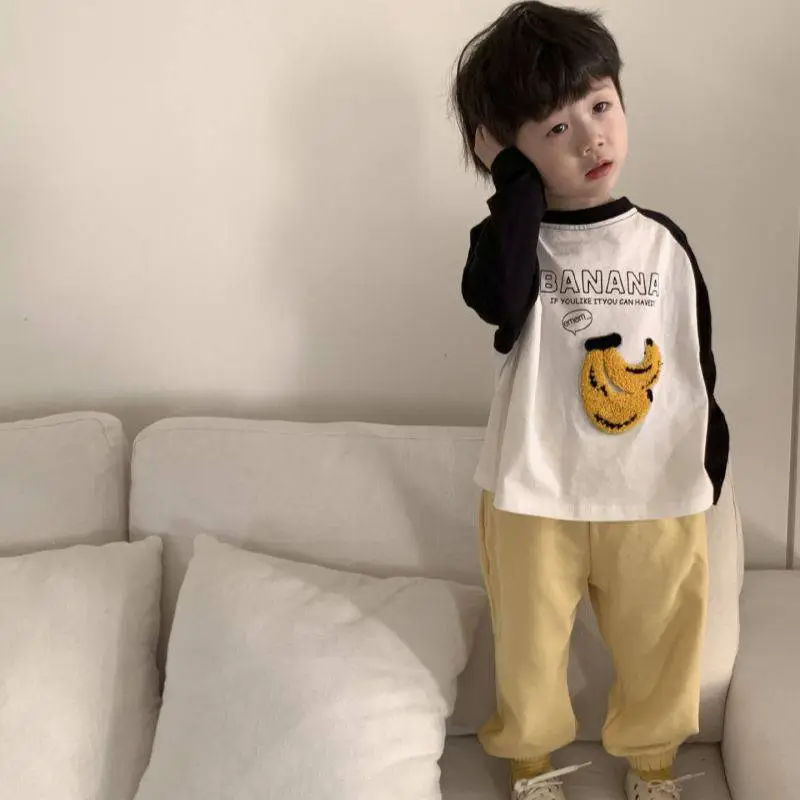 【80-150】４色選べる かわいい アニメー 合わせやすい 高品質 気質よい 男の子 女の子 長袖Tシャツ