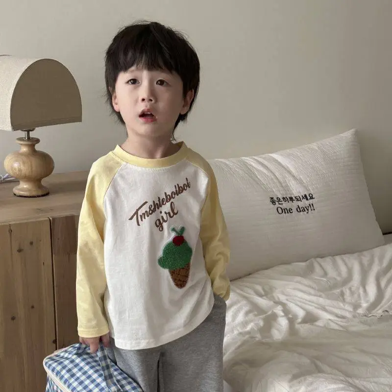 【80-150】４色選べる かわいい アニメー 合わせやすい 高品質 気質よい 男の子 女の子 長袖Tシャツ