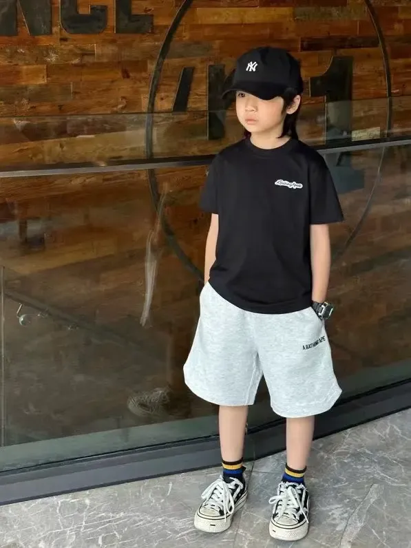 【90-160】高品質 超人気 合わせやすい カジュアル シンプル 男の子 Ｔシャツ