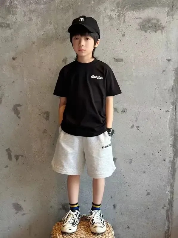 【90-160】高品質 超人気 合わせやすい カジュアル シンプル 男の子 Ｔシャツ