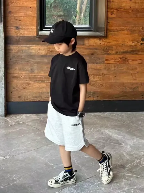 【90-160】高品質 超人気 合わせやすい カジュアル シンプル 男の子 Ｔシャツ