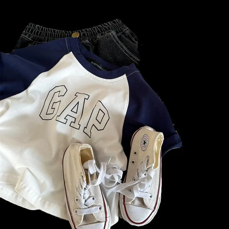 【80-130】４色選べる 着心地いい 日系 カジュアル キュート シンプルファッション 清新 男の子 女の子 Ｔシャツ/単品