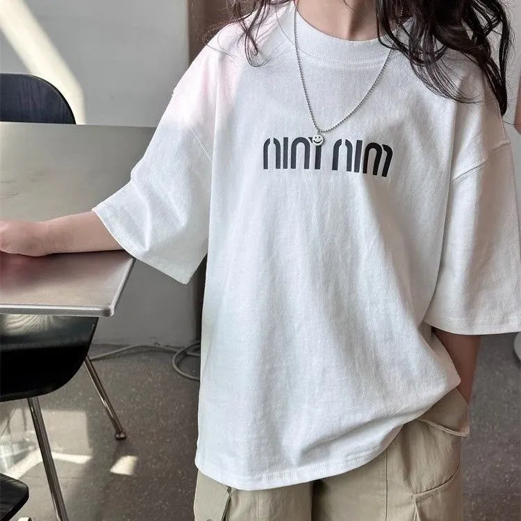 【100-160】夏 新作 超人気 かわいい エレガント 韓国系 ins風 シンプル ファッション 女の子 Ｔシャツ