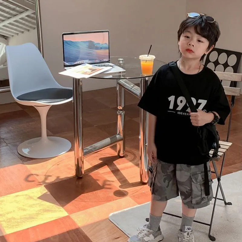 【90-140】カッコイイ 韓流 カートゥーンプリント クール スポーツ キレカジ カジュアル 男の子 Ｔシャツ