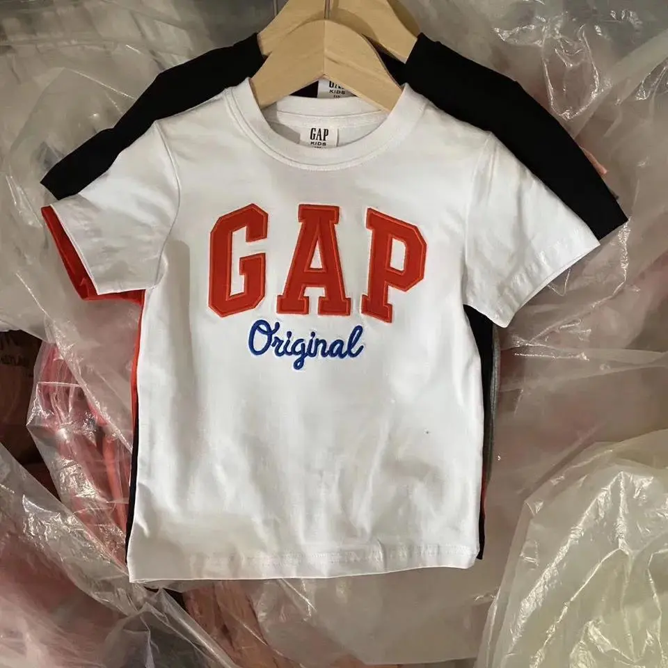 【90-160】人気上昇中  定番 アルファベット 夏 通気性 女の子 男の子 ゆったり Tシャツ