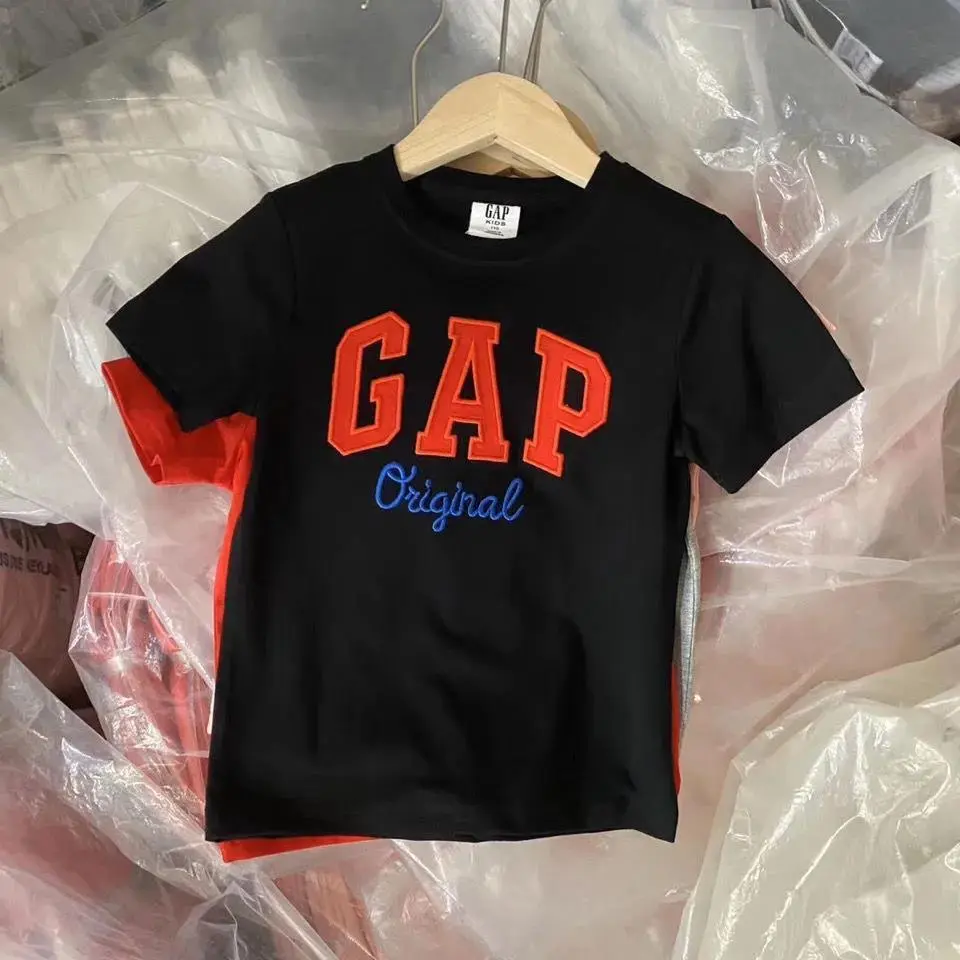 【90-160】人気上昇中  定番 アルファベット 夏 通気性 女の子 男の子 ゆったり Tシャツ