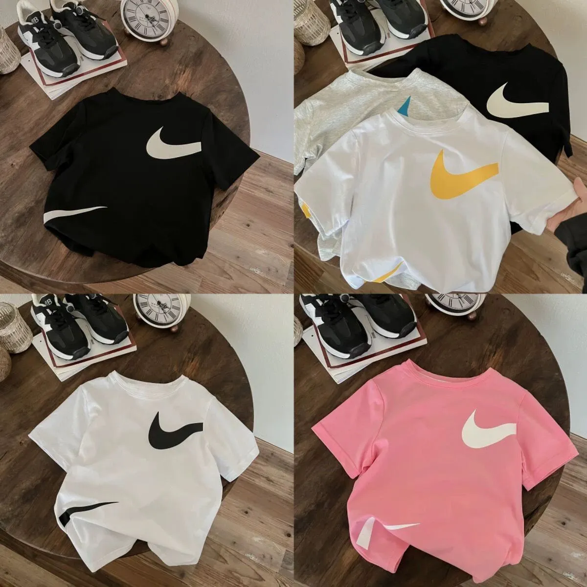 【90-140】質感のいい 合わせやすい  ファッション 通気性 ゆったり プリント 夏  Tシャツ