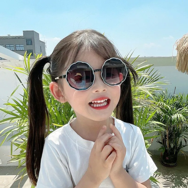多色展開 超可愛い カートゥーン 女の子 日焼け防止 ファッション 合わせやすい サングラス