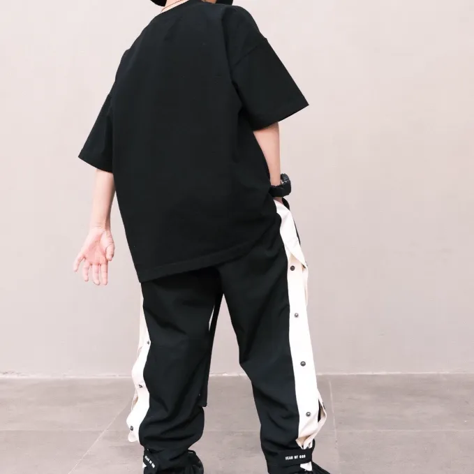 【80-150】おすすめ オーバーサイズ カッコイイ コットン 子供 ゆったり プリント  動物柄 Ｔシャツ　