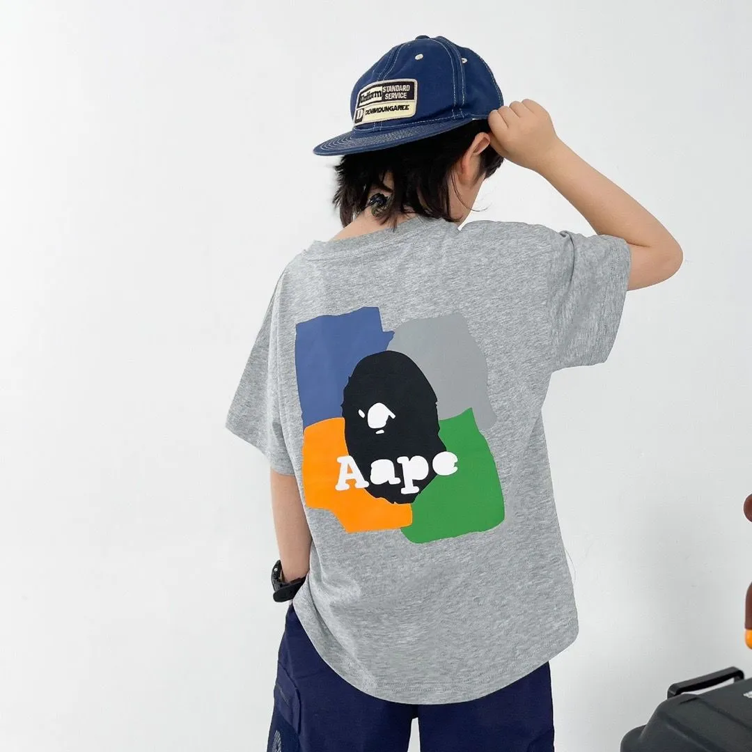【100-160】二色選べる 新登場 ファッション 日系 合わせやすい カジュアル 着せやすい デザイン満点 男の子 Tシャツ
