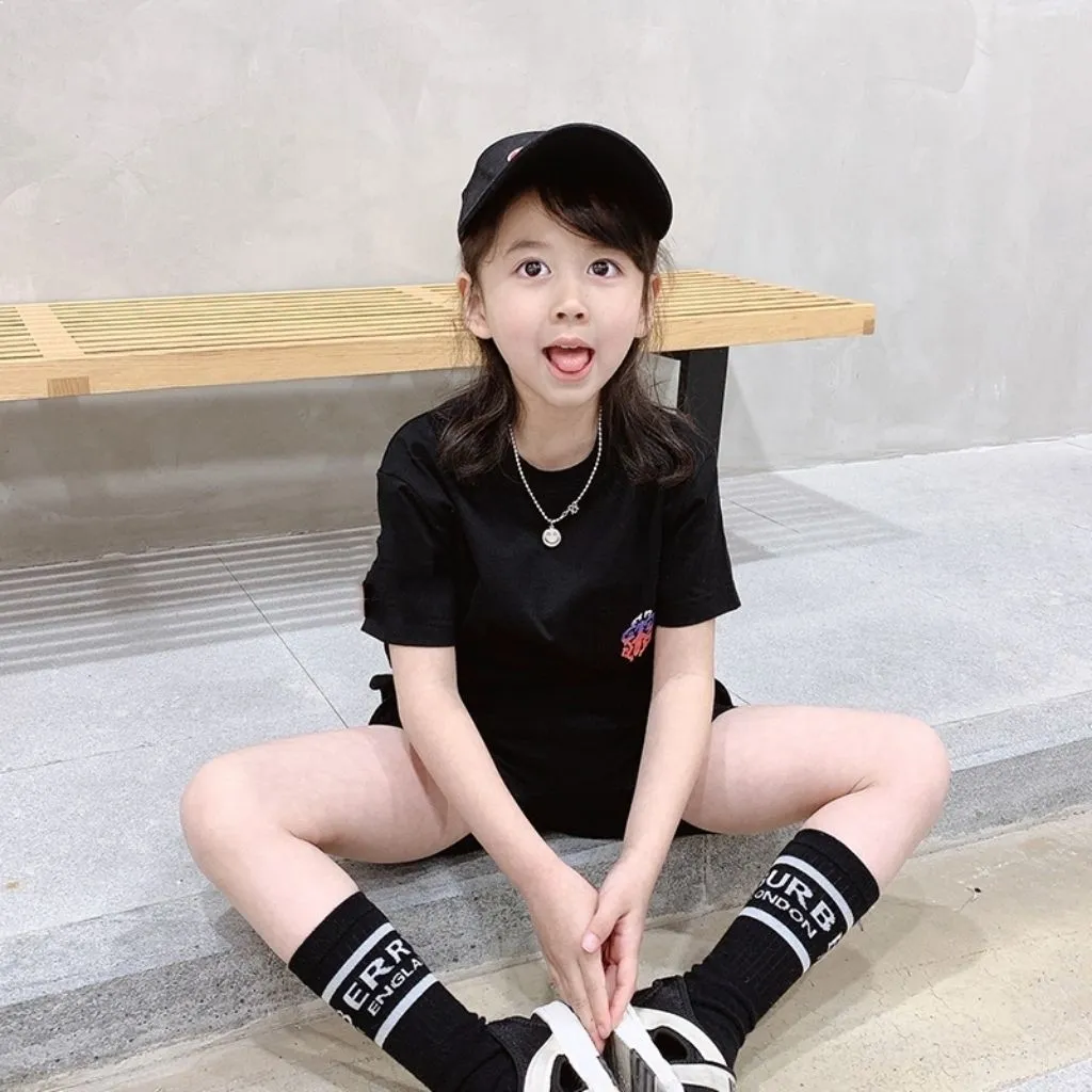 【100-160】着心地良い 可愛い ファッション プリント 子供 夏 快適 通気性 Ｔシャツ　
