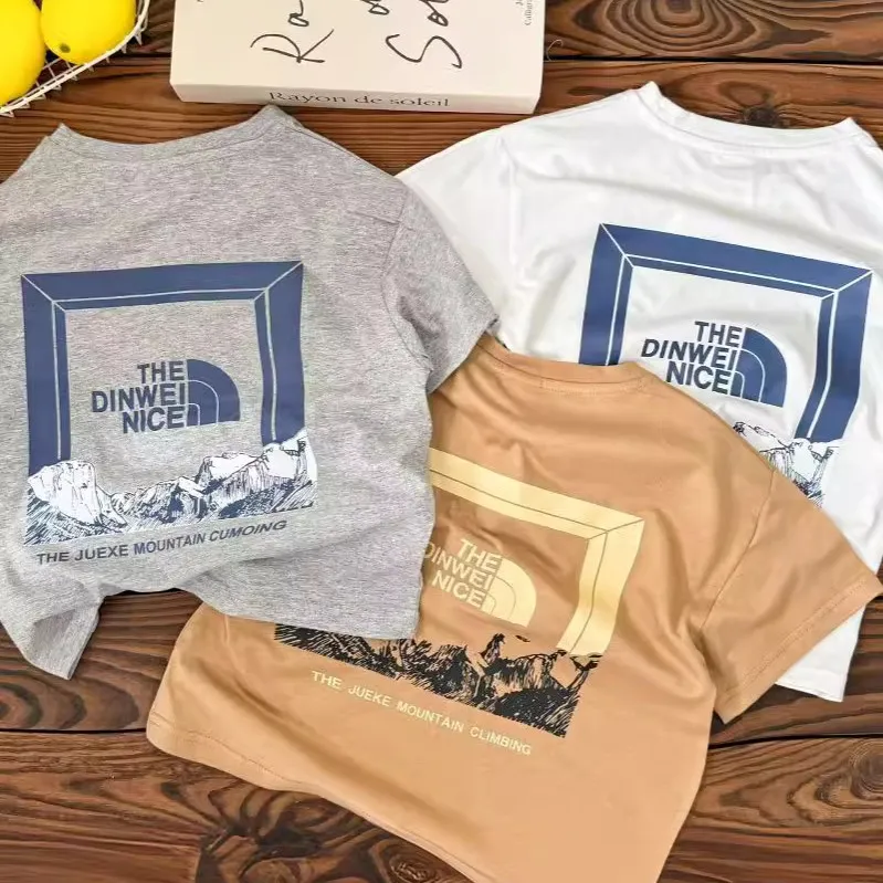 【90-160cm】大好評 カジュアル 合わせやすい 着回し力抜群 アルファベット Tシャツ