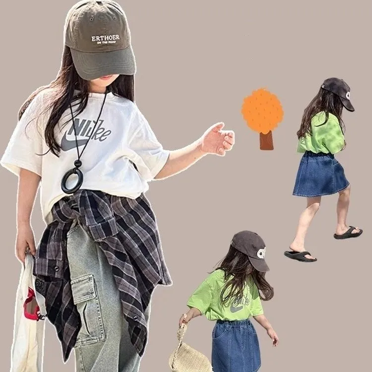 【90-160cm】夏 新登場 ファッション 合わせやすい 子供服 日常 カジュアル 着せやすい シンプル 無地 Tシャツ