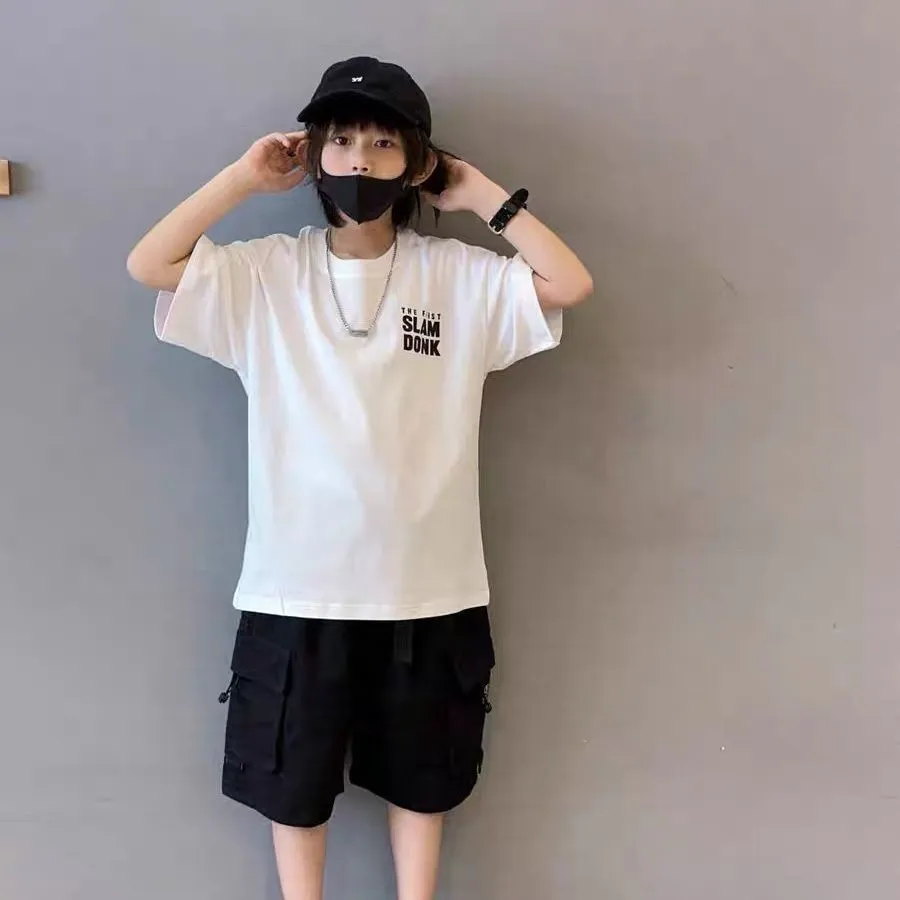 【100-160cm】絶対カッコイイ 人気筋商品 ファッション 合わせやすい クール 気質いい カジュアル 着せやすい カートゥーンプリント 男の子 Tシャツ
