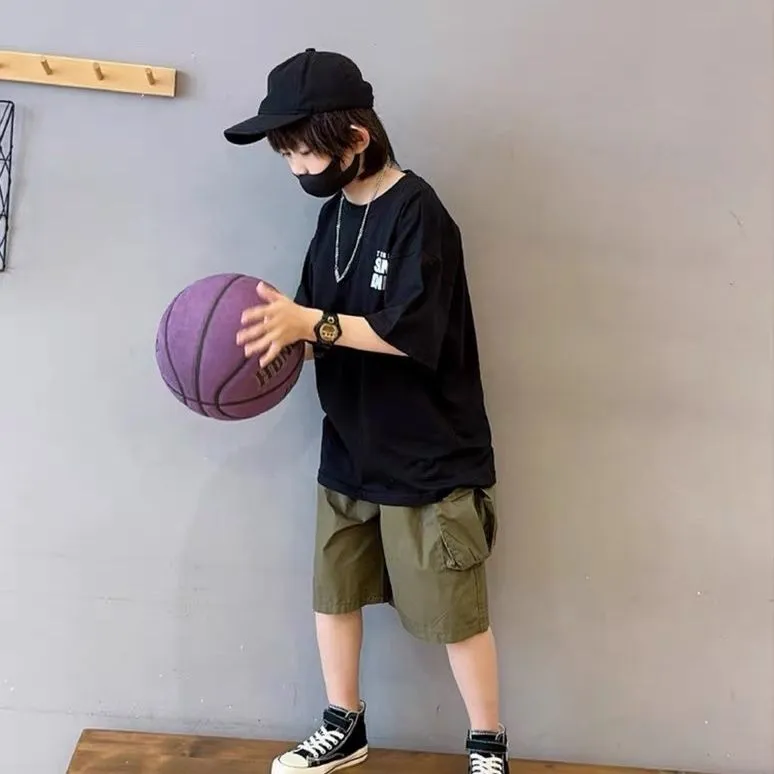【100-160cm】絶対カッコイイ 人気筋商品 ファッション 合わせやすい クール 気質いい カジュアル 着せやすい カートゥーンプリント 男の子 Tシャツ