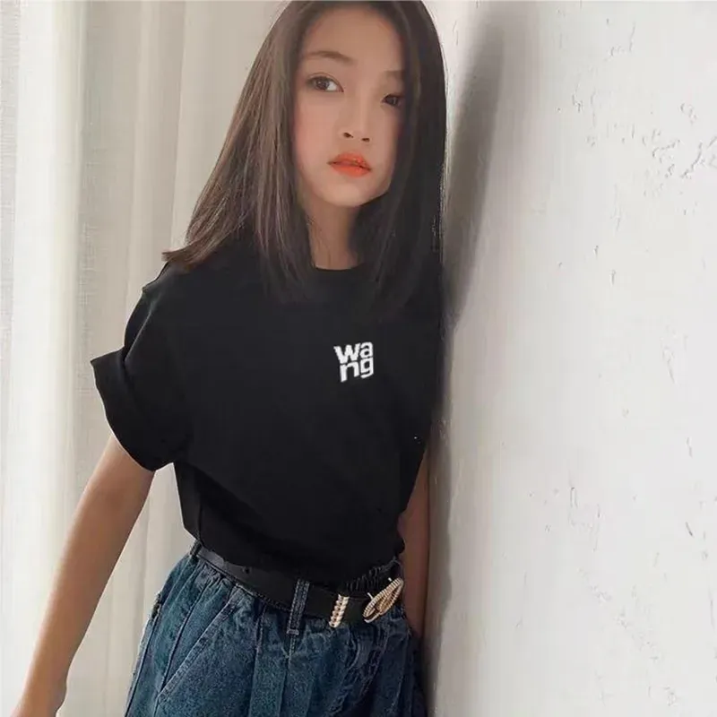 【90-160cm】大好評 シンプル アルファベット 人気 ルーズ 合わせやすい Tシャツ