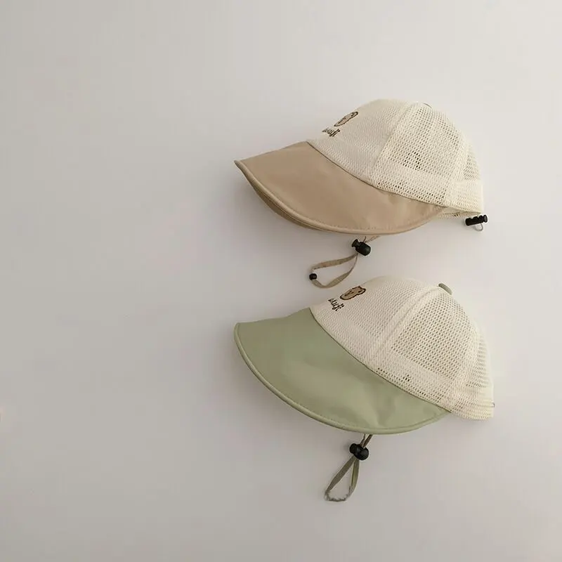 【GOODS】夏新作クマロゴ日焼け防止帽子 全4色