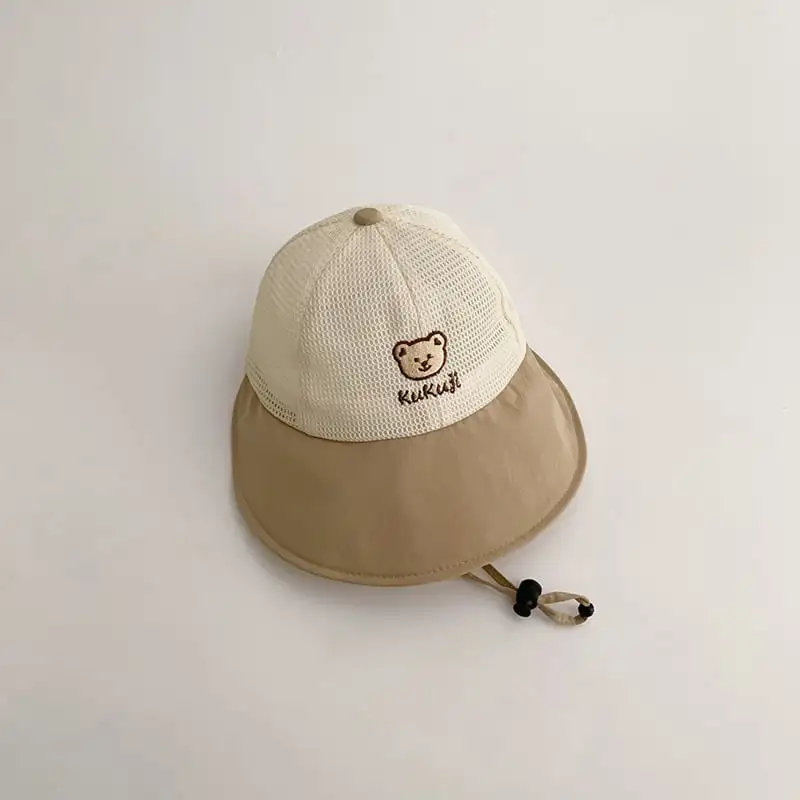 【GOODS】夏新作クマロゴ日焼け防止帽子 全4色