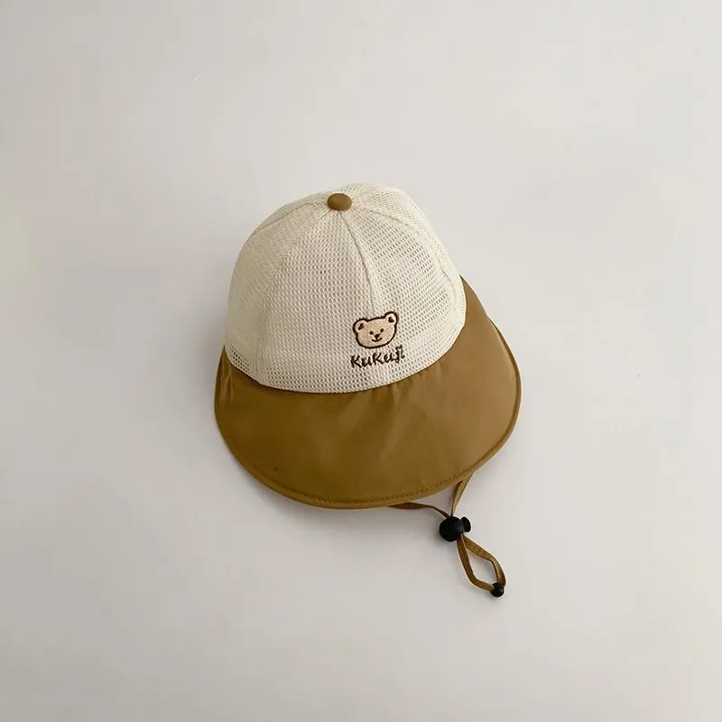 【GOODS】夏新作クマロゴ日焼け防止帽子 全4色