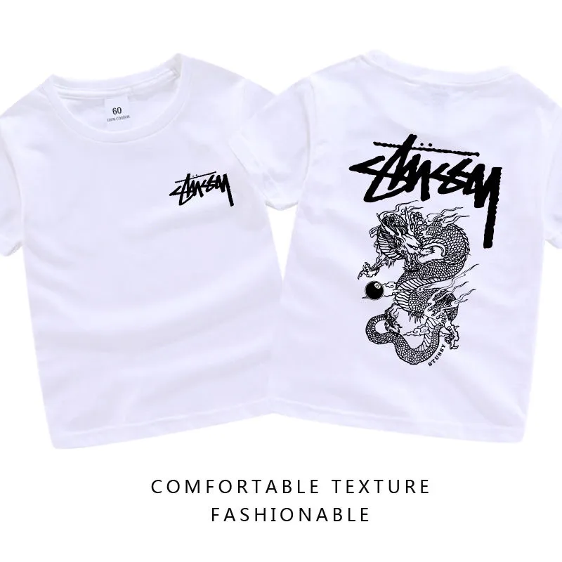 【90-160cm】絶対カッコイイ 見逃し厳禁 ファッション 合わせやすい ins風 カジュアル 着せやすい Tシャツ