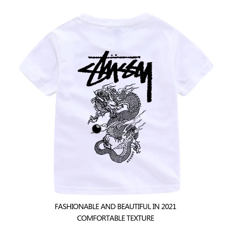 【90-160cm】絶対カッコイイ 見逃し厳禁 ファッション 合わせやすい ins風 カジュアル 着せやすい Tシャツ