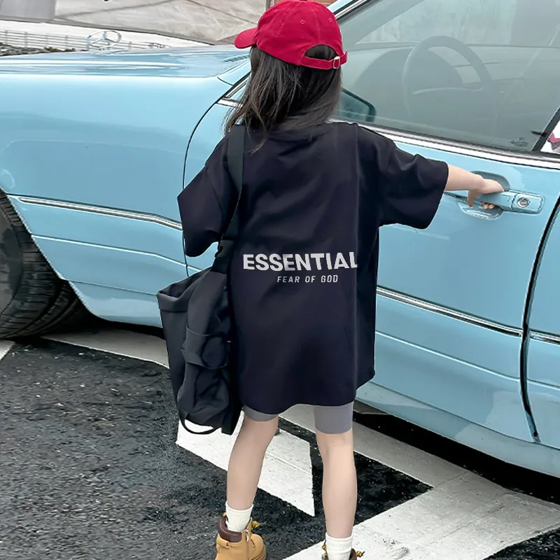 【90-160cm】大人気 シンプル アルファベット 女の子 通気性 合わせやすい 半袖 Tシャツ