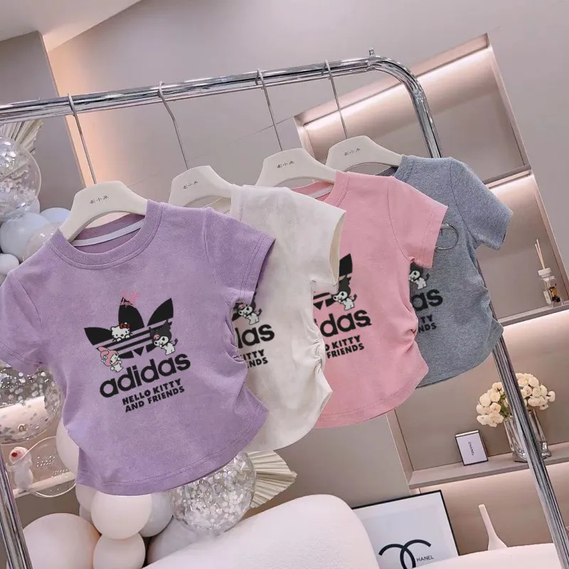 【110-160cm】大人気 定番 ディリー アルファベット 合わせやすい 半袖 Tシャツ
