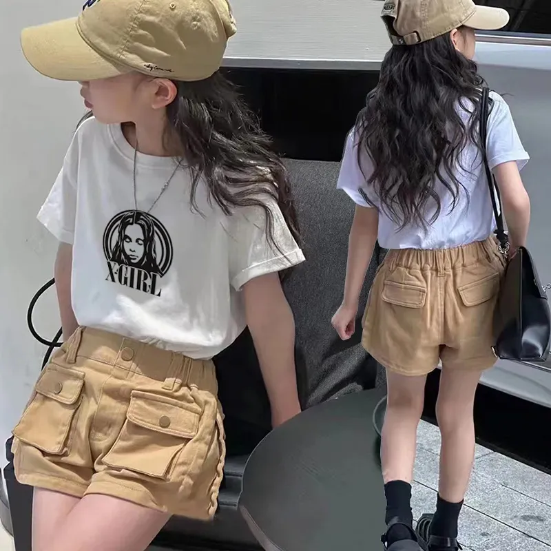 【90-160cm】単品注文 質感のいい ストリート 定番 アルファベット Ｔシャツ