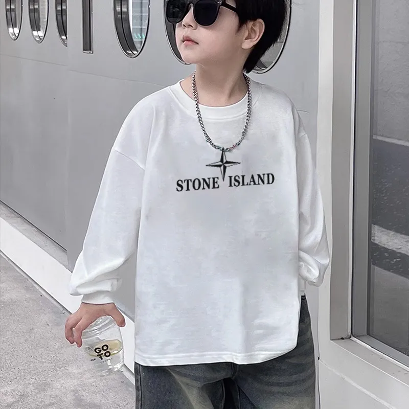 【90-160cm】今季大注目 トレンド アルファベット 定番 カジュアル シンプル 着心地良い 長袖 Tシャツ