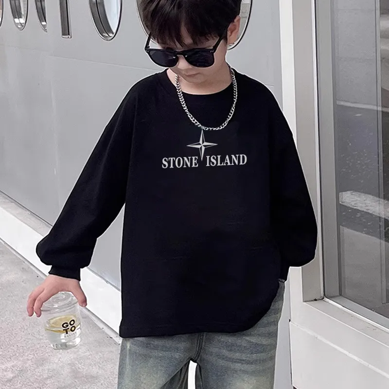 【90-160cm】今季大注目 トレンド アルファベット 定番 カジュアル シンプル 着心地良い 長袖 Tシャツ