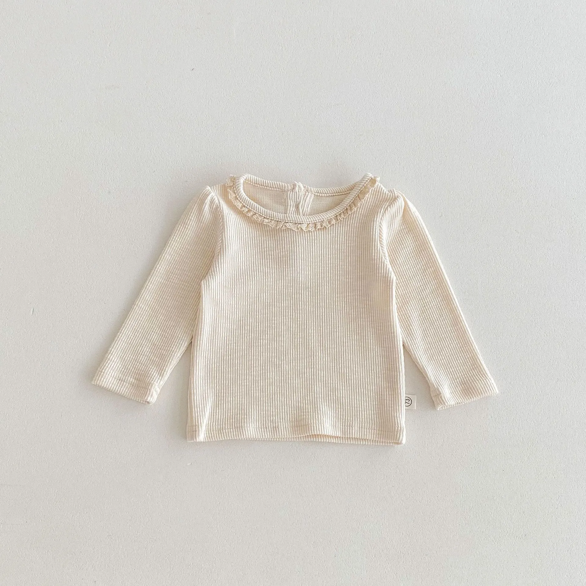 【73-100cm】二点セット シンプル かわいい ワンピース 長袖 セットアップ