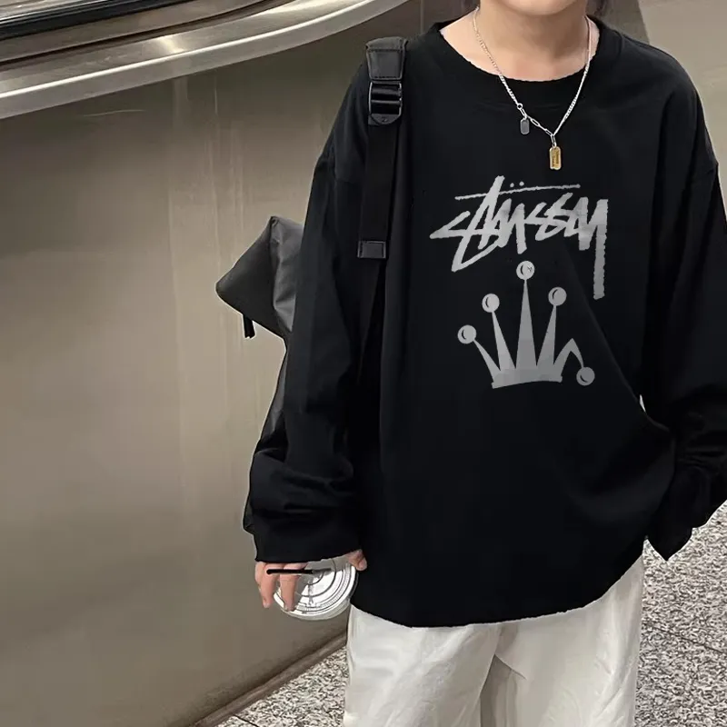 【90-160cm】定番 カジュアル 着心地良い 合わせやすい トレンド 長袖 Tシャツ