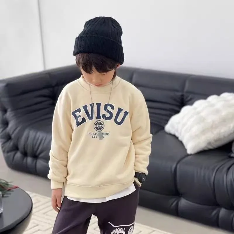 【100-160cm】今季大注目 抜群なデザイン おしゃれ カジュアル 男の子 長袖 トレーナー