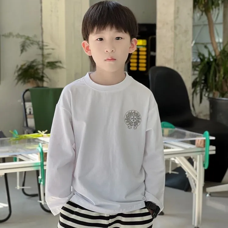 【100-160cm】超人気商品 今季大注目 合わせやすい カジュアル 男の子 長袖 Ｔシャツ