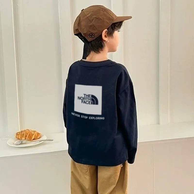 【90-160cm】特別なデザイン‼ 存在感アップ おしゃれ シンプル カジュアル ファッション 男の子 長袖 Tシャツ