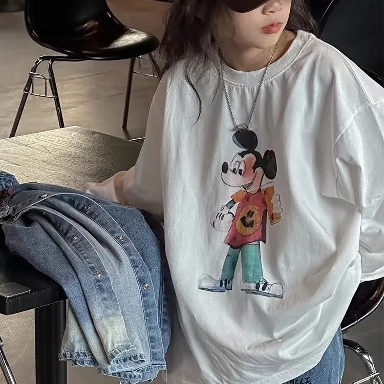 【100-160cm】特別なデザイン 超人気商品 今季も大流行 おしゃれ カジュアル 女の子 長袖 Ｔシャツ