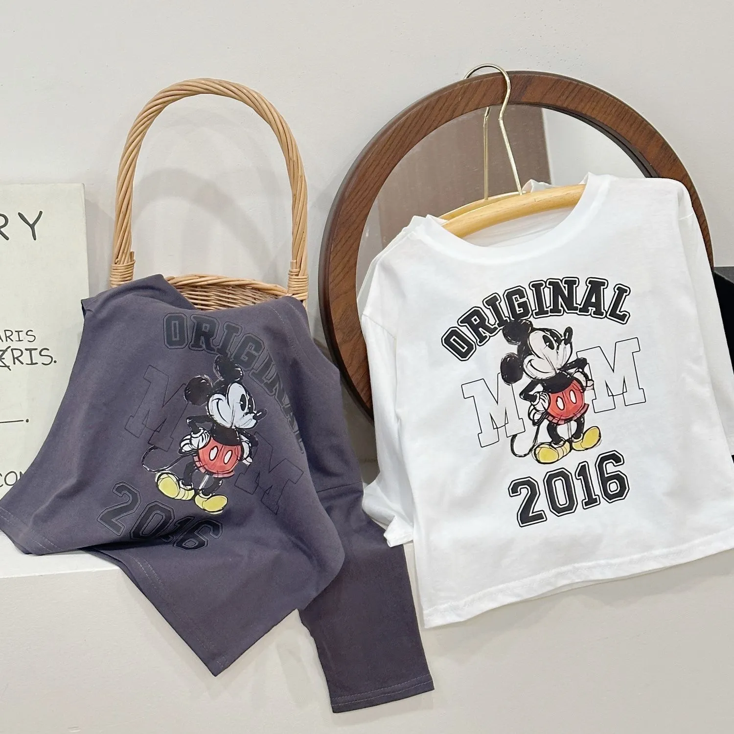 【90-160cm】超人気商品 かわいい 絶対後悔しない おしゃれ カジュアル カートゥーンプリント 長袖 Ｔシャツ