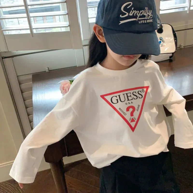 【90-160cm】絶対欲しい！ 合わせやすい 大人気 売れ筋 着心地良い トレンド 女の子 長袖 Tシャツ